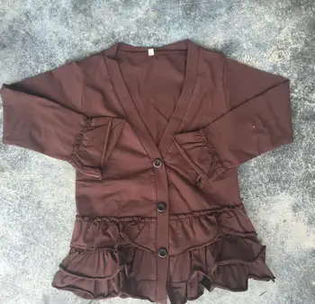 women clothing gril ladies shirt Wholesale custom fashion sof cotton frock design for baby girl ruffle cardigan
women clothing gril ladies shirt Wholesale custom fashion sof cotton frock design for baby girl ruffle cardigan