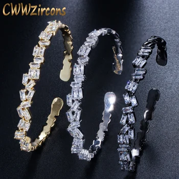CWWZircons Fashion Famous Brand Jewelry Adjustable Size Gorgeous Square AAA Cubic Zirconia Cuff Bangle For Women And Men BG001
CWWZircons Fashion Famous Brand Jewelry Adjustable Size Gorgeous Square AAA Cubic Zirconia Cuff Bangle For Women And Men BG001