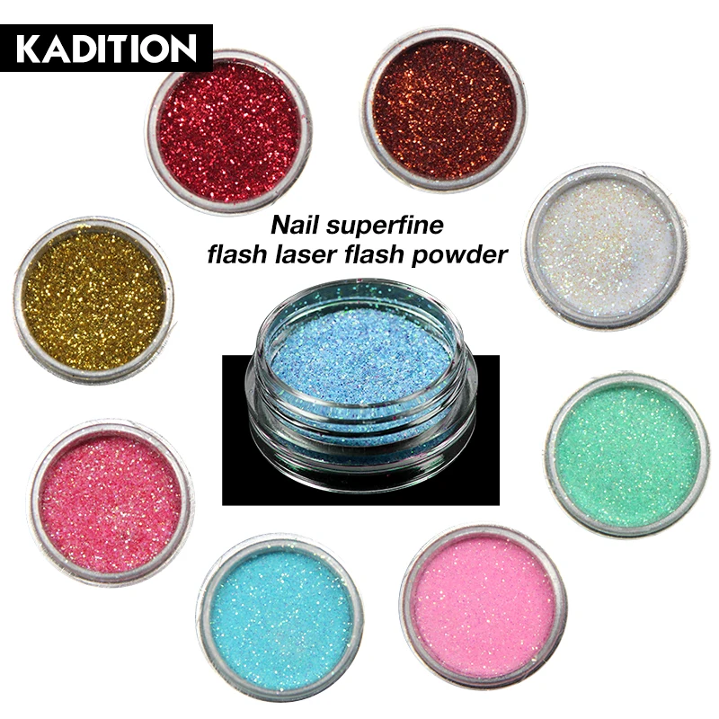 KADITION Nail Glitter 1 Pcs Powder 8 Colors DIY Design Holographic Nails Mermaid Pigment Mirror Gel Polish Powder Manicure
KADITION Nail Glitter 1 Pcs Powder 8 Colors DIY Design Holographic Nails Mermaid Pigment Mirror Gel Polish Powder Manicure