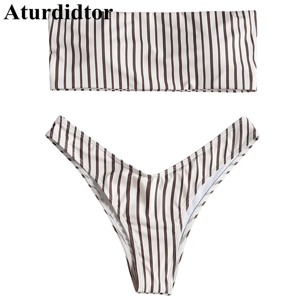 Strapless Striped Bikini Set Off Shoulder Top High Cut Bottoms Sexy Retro Swimsuit Girls 2018 Swimwear Swimming Suit For Women
Strapless Striped Bikini Set Off Shoulder Top High Cut Bottoms Sexy Retro Swimsuit Girls 2018 Swimwear Swimming Suit For Women