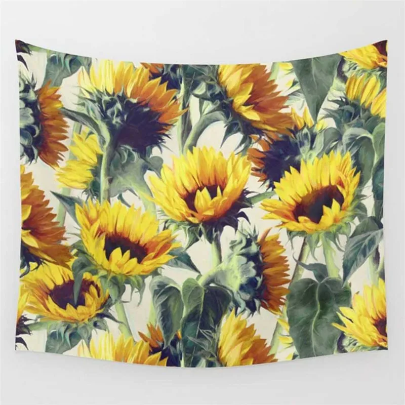 Painting Sunflower Tapestry Wall Hanging Flower Bedspread Tapestries Home Decor
Painting Sunflower Tapestry Wall Hanging Flower Bedspread Tapestries Home Decor