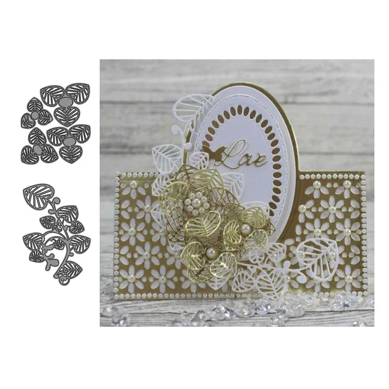 New Design Metal Cutting Dies cut die Flower and leaf decoration Scrapbooking Album Paper DIY Card Craft Embossing Cuts
New Design Metal Cutting Dies cut die Flower and leaf decoration Scrapbooking Album Paper DIY Card Craft Embossing Cuts