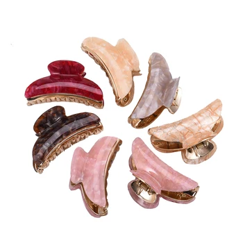 9CM Simple Women Acrylic Hair Claw Clips Barrette Crab Clamp Fashion Crystal Hairclip Girls Hair Accessories Color is Random
9CM Simple Women Acrylic Hair Claw Clips Barrette Crab Clamp Fashion Crystal Hairclip Girls Hair Accessories Color is Random