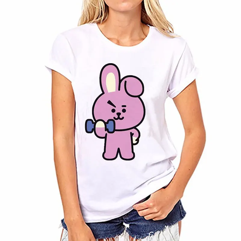 YEMUSEED Rabbit Cartoon Print Tee shirt Women Fashion Tops Short Sleeve Slim White T shirt FFV036
YEMUSEED Rabbit Cartoon Print Tee shirt Women Fashion Tops Short Sleeve Slim White T shirt FFV036