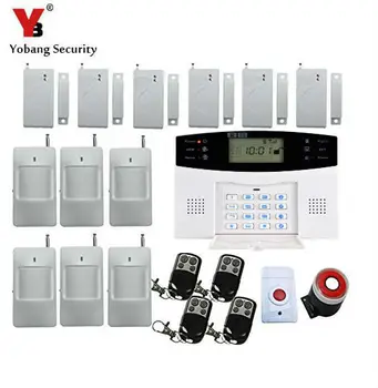 Yobang Security wireless GSM alarm system Metal Remote Control Voice Prompt Wireless door sensor Home Security GSM Alarm
Yobang Security wireless GSM alarm system Metal Remote Control Voice Prompt Wireless door sensor Home Security GSM Alarm