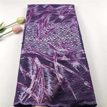 Occasional Wear 2019 Newest African Tulle lace Purple White French Net Lace Fabric With Gorgeous Embroidery Sequins And Beads 
Occasional Wear 2019 Newest African Tulle lace Purple White French Net Lace Fabric With Gorgeous Embroidery Sequins And Beads