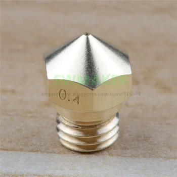 5pcs 3D Printer MK10 Extruder Nozzle 0.2mm~2.0mm, M7 thread F/ Creator pro, Wanhao D4 and I3, Dremel 3D Printer,brass
5pcs 3D Printer MK10 Extruder Nozzle 0.2mm~2.0mm, M7 thread F/ Creator pro, Wanhao D4 and I3, Dremel 3D Printer,brass