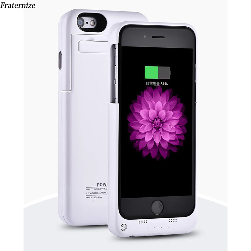 5000mAh Battery Charger Case for iPhone 6 6S Plus 6G Power Bank Charging Cases Battery Charger Stand Back Cover with holder
5000mAh Battery Charger Case for iPhone 6 6S Plus 6G Power Bank Charging Cases Battery Charger Stand Back Cover with holder