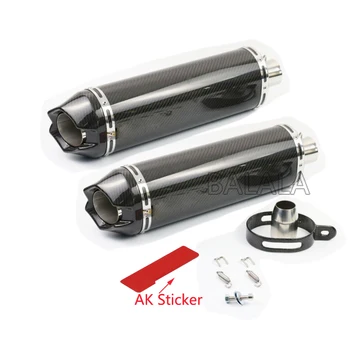 51mm Universal Motorcycle Akrapovic Exhaust Muffler Escape Slip-On Pipe Fit Motorbike Scooter ATV Dirt Bike For Yoshimura Kawasa
51mm Universal Motorcycle Akrapovic Exhaust Muffler Escape Slip-On Pipe Fit Motorbike Scooter ATV Dirt Bike For Yoshimura Kawasa