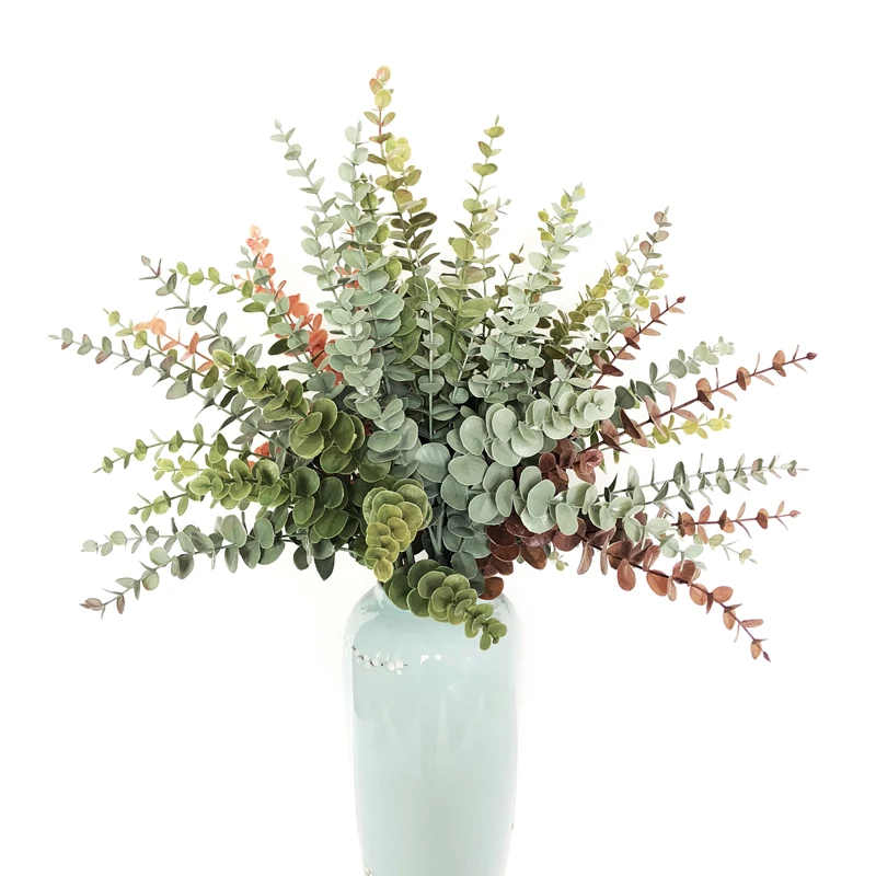 Fake Eucalyptus Artificial Plants Long Stems Flowers Arrangement Accessories Plastic Eucalyptu Branches For Home Fall Decoration
Fake Eucalyptus Artificial Plants Long Stems Flowers Arrangement Accessories Plastic Eucalyptu Branches For Home Fall Decoration