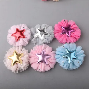 Newest 30PCS Flatback Chiffon Flowers with Glitter Kawaii Star Decoration Princess Girls Hair Jewelry Headband Decoration Patch
Newest 30PCS Flatback Chiffon Flowers with Glitter Kawaii Star Decoration Princess Girls Hair Jewelry Headband Decoration Patch