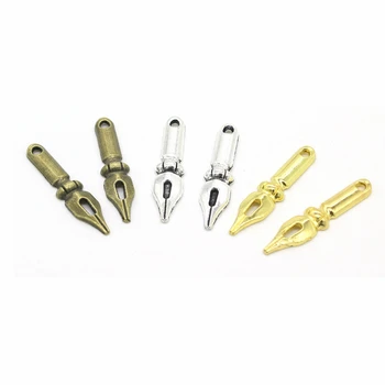 80pcs Pen Charms DIY Jewelry Making Pendant Fit Bracelets Necklaces Earrings Handmade Crafts
80pcs Pen Charms DIY Jewelry Making Pendant Fit Bracelets Necklaces Earrings Handmade Crafts