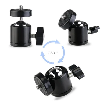 Mini Ball Head with Hot Shoe Mount 1/4 Inch Screw for Handheld GImbal DSLR Camera Video LED Light Magic Arm Cellphone Holder
Mini Ball Head with Hot Shoe Mount 1/4 Inch Screw for Handheld GImbal DSLR Camera Video LED Light Magic Arm Cellphone Holder
