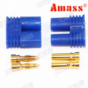 5pcs Amass EC2 model plug 2mm banana plug full copper gilt current stabilized 10a/20a
5pcs Amass EC2 model plug 2mm banana plug full copper gilt current stabilized 10a/20a