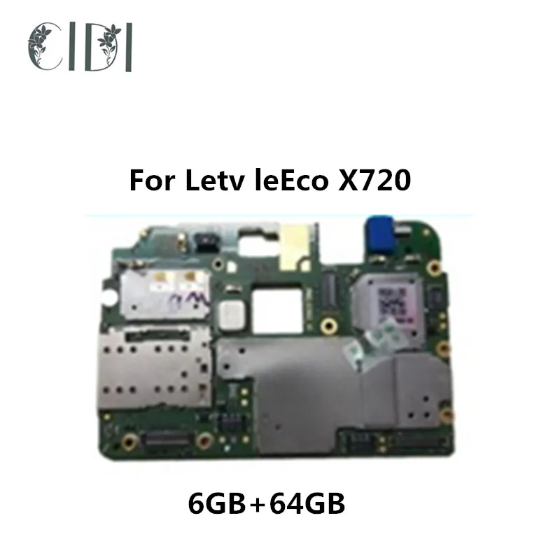 

CIDI 6GB+64GB Tested Full Work Unlock Motherboard Electronic Panel For Letv leEco Le Pro3 LePro3 X720 X722 Logic Circuit Board