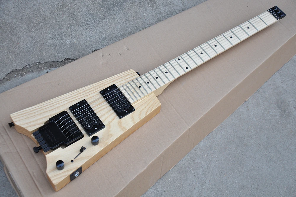 Headless ASH Electric Guitar with Black Hardwares,Maple Fretboard With Last 4 Frets Scalloped,offering customized services
Headless ASH Electric Guitar with Black Hardwares,Maple Fretboard With Last 4 Frets Scalloped,offering customized services
