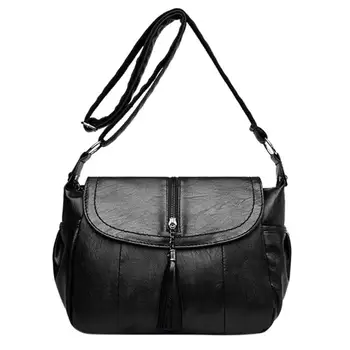 Tassel Elegant Women Handbags Office Lady Large Capacity Shoulder PU Leather Crossbody Bags bolsos mujer de marca famosa 2018
Tassel Elegant Women Handbags Office Lady Large Capacity Shoulder PU Leather Crossbody Bags bolsos mujer de marca famosa 2018