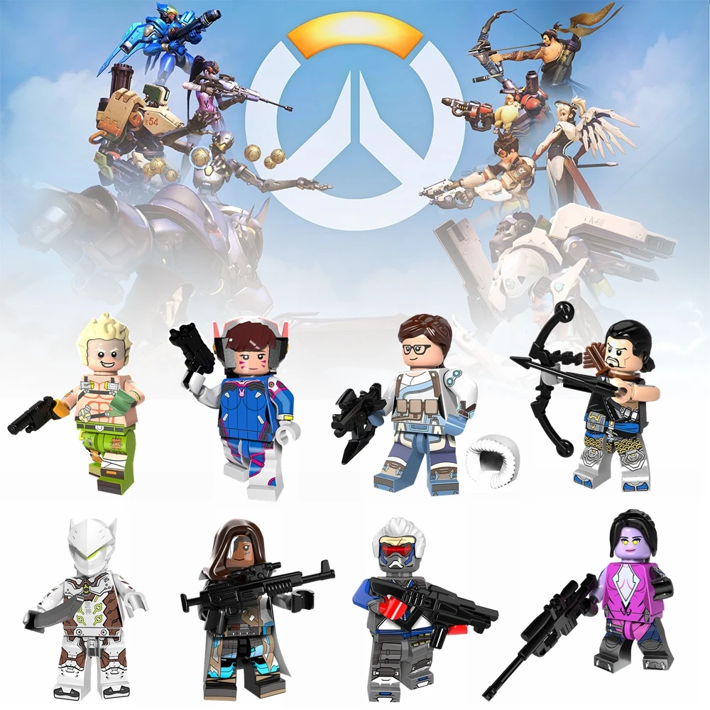 Legoing over OW wat Hero ch Genji John Jack Morrison Widowmaker HANZO DVA ANA Building Block Legoings Toys Figures for kids Gift
Legoing over OW wat Hero ch Genji John Jack Morrison Widowmaker HANZO DVA ANA Building Block Legoings Toys Figures for kids Gift