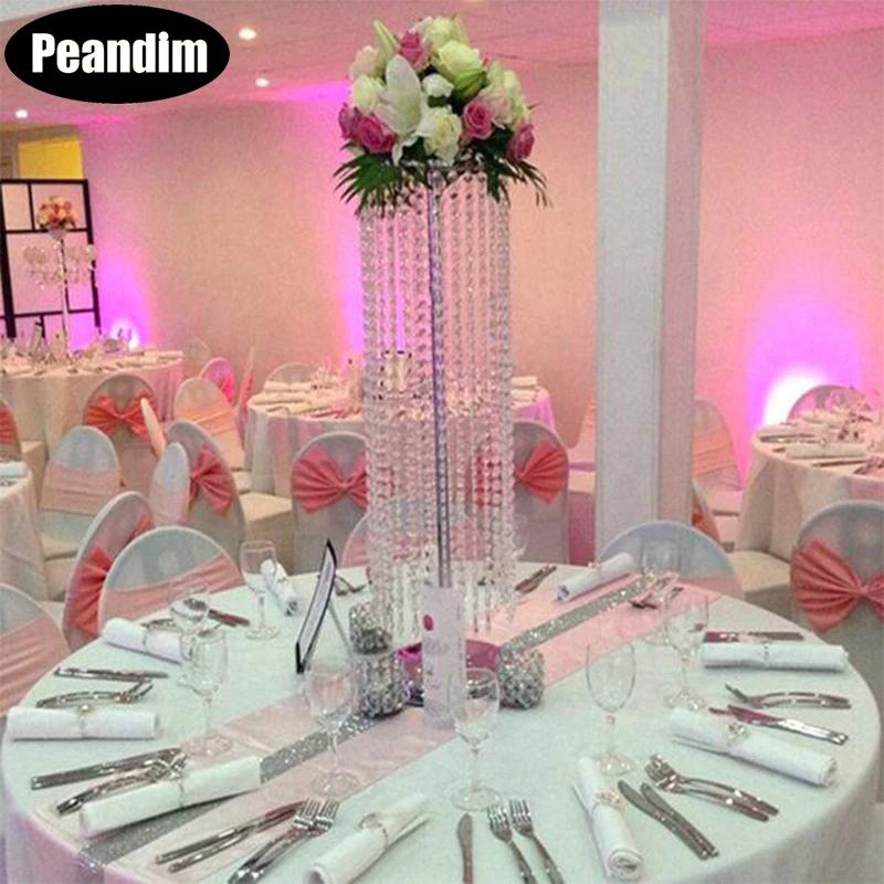 PEANDIM 120cm Tall Acrylic Crystal Wedding Table Centerpieces Party Road Lead Engagement Anniversary Flower Stands Decor 6pcs
PEANDIM 120cm Tall Acrylic Crystal Wedding Table Centerpieces Party Road Lead Engagement Anniversary Flower Stands Decor 6pcs