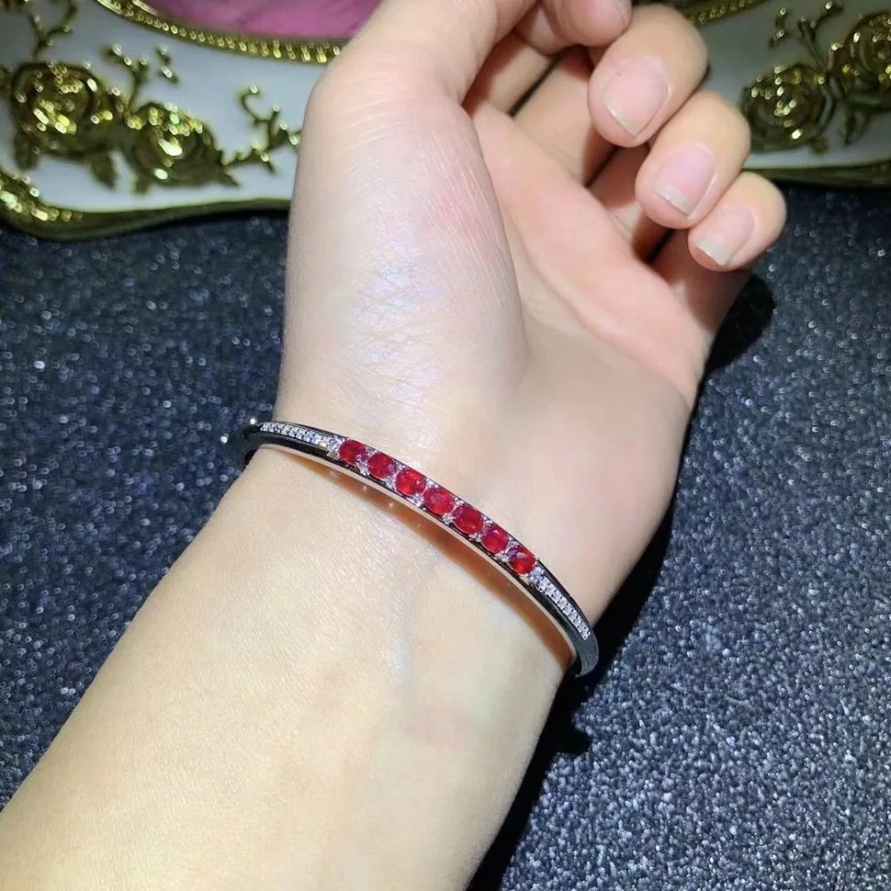Wedding Gift Ruby bangle Free shipping Real and natural ruby 925 sterling silver bangle
Wedding Gift Ruby bangle Free shipping Real and natural ruby 925 sterling silver bangle