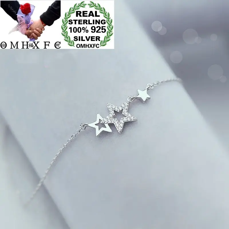OMHXFC Wholesale European Fashion Woman Girl Party Birthday Gift Stars AAA Zircon 100% 925 Sterling Silver Pendant Necklace CH35
OMHXFC Wholesale European Fashion Woman Girl Party Birthday Gift Stars AAA Zircon 100% 925 Sterling Silver Pendant Necklace CH35