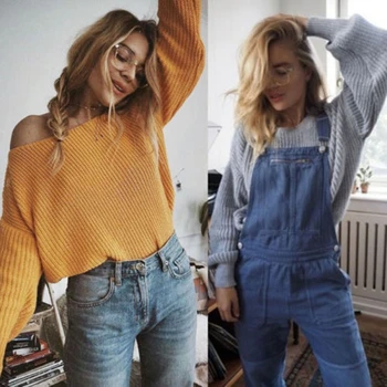 2017 New Fashion Autumn Women Long Sleeve Pullover Knit Sweater Ladies Off Shoulder Solid Sweater Clothes 
2017 New Fashion Autumn Women Long Sleeve Pullover Knit Sweater Ladies Off Shoulder Solid Sweater Clothes