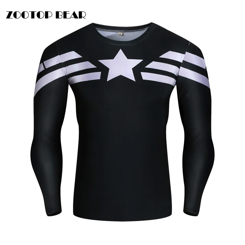 Captain America Mens T shirts Compression Men Tops High Quality Tight Tees Male Superhoro 3D Printed Funny 2019 ZOOTOP BEAR
Captain America Mens T shirts Compression Men Tops High Quality Tight Tees Male Superhoro 3D Printed Funny 2019 ZOOTOP BEAR