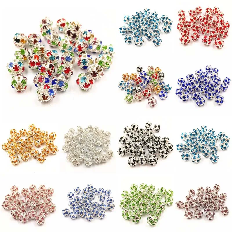 New LNRRABC 12 Colors 6/8/10mm 10 Pcs/lot Round Crystal Rhinestones Ball Beads Fashion Jewelry Making DIY Bracelet Necklace
New LNRRABC 12 Colors 6/8/10mm 10 Pcs/lot Round Crystal Rhinestones Ball Beads Fashion Jewelry Making DIY Bracelet Necklace