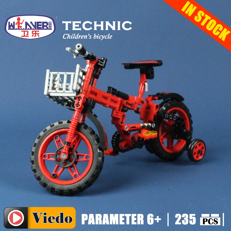 Winner 7064 childern Bicycle Model Building Toys hobbies Compatible With lego Blocks Technic Educational Bricks for kids
Winner 7064 childern Bicycle Model Building Toys hobbies Compatible With lego Blocks Technic Educational Bricks for kids
