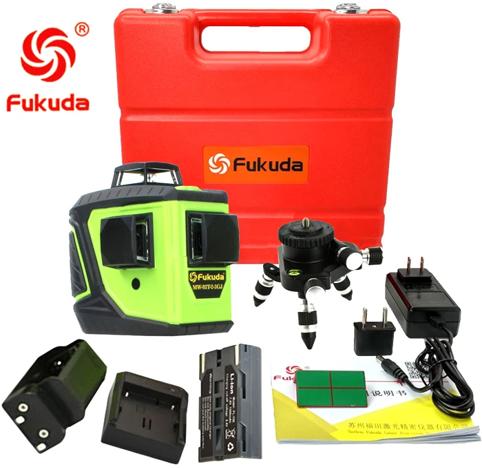 Laser Level 3D 12 lines Vertical and Horizontal High precision Automatic Self Leveling 360 Degree Rotary Cross Green/red Beam
Laser Level 3D 12 lines Vertical and Horizontal High precision Automatic Self Leveling 360 Degree Rotary Cross Green/red Beam