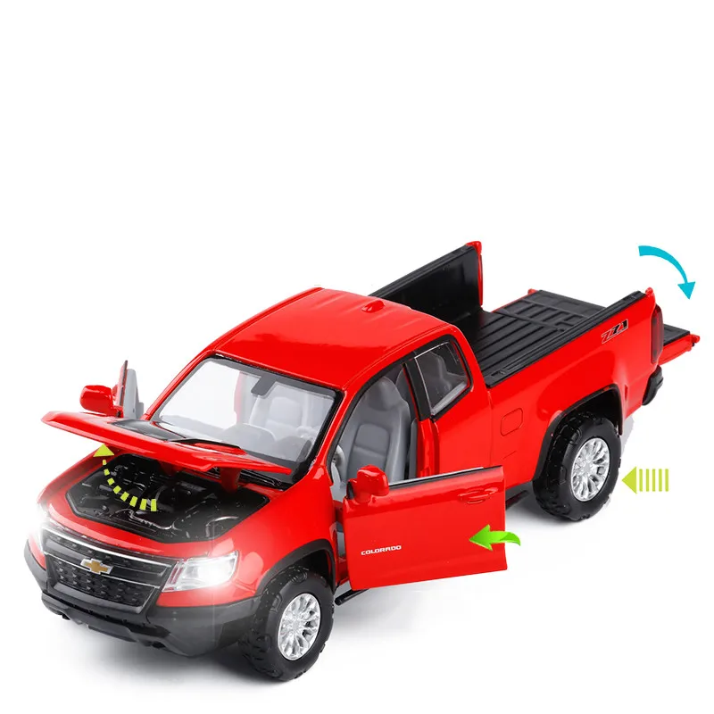 Best selling 1:32 Chevrolet Colorado transporter alloy model,simulation die-cast sound and light pull back model,free shipping
Best selling 1:32 Chevrolet Colorado transporter alloy model,simulation die-cast sound and light pull back model,free shipping