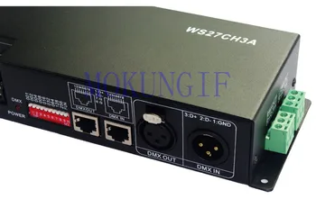 10pcs WS27CH3A 27channel 9group dmx512 led decoder ,controller,LED drive with case,DC12-24V each CH max 3A for led strip light
10pcs WS27CH3A 27channel 9group dmx512 led decoder ,controller,LED drive with case,DC12-24V each CH max 3A for led strip light