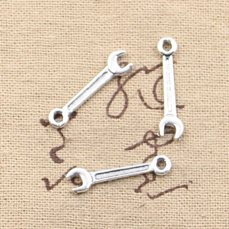 30pcs Charms Wrench Tool 24x5mm Antique Making Pendant fit,Vintage Tibetan Silver color,DIY Handmade Jewelry
30pcs Charms Wrench Tool 24x5mm Antique Making Pendant fit,Vintage Tibetan Silver color,DIY Handmade Jewelry