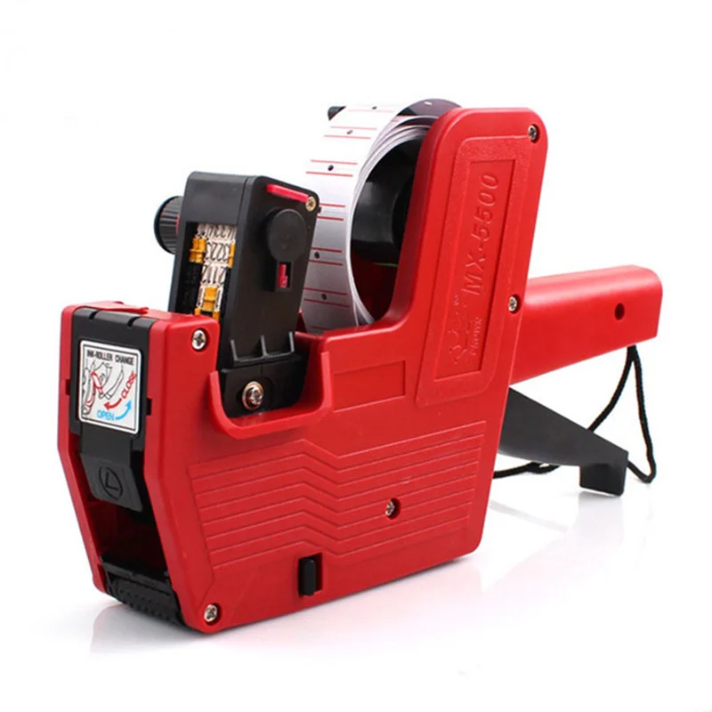 Ink Wheel Supermarket Single Row Label Tagging Maker Pricing Gun