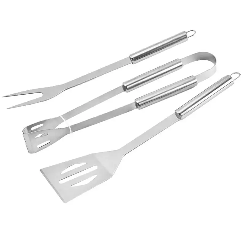 3pcs Stainless Steel BBQ Tools Grill Utensils Barbecue Spatula Tong Fork Roast Meat Set For Outdoor Picnic Barbecue Tools
3pcs Stainless Steel BBQ Tools Grill Utensils Barbecue Spatula Tong Fork Roast Meat Set For Outdoor Picnic Barbecue Tools