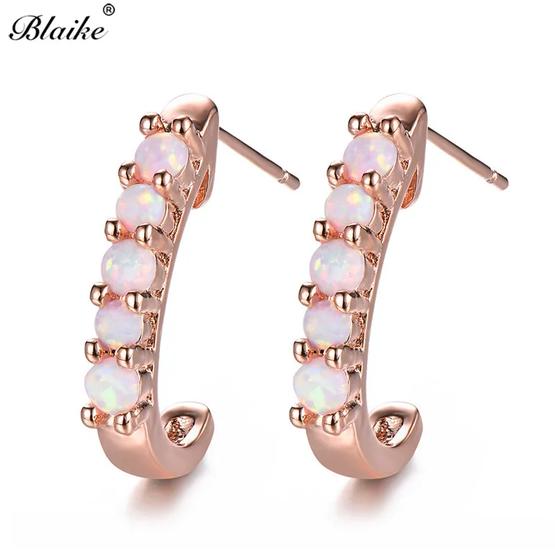 Blaike Round Blue/White Fire Opal Half Circle Stud Earrings For Women Rose Gold/925 Sterling Silver Filled Wedding Earring Gifts
Blaike Round Blue/White Fire Opal Half Circle Stud Earrings For Women Rose Gold/925 Sterling Silver Filled Wedding Earring Gifts