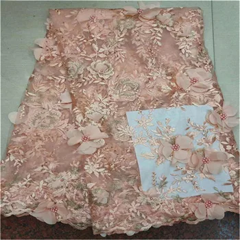African pink Lace Fabric High Quality 3d Lace Embroidery French beads Tulle Lace Fabric Wedding For Nigerican Lace Fabric 5yards
African pink Lace Fabric High Quality 3d Lace Embroidery French beads Tulle Lace Fabric Wedding For Nigerican Lace Fabric 5yards