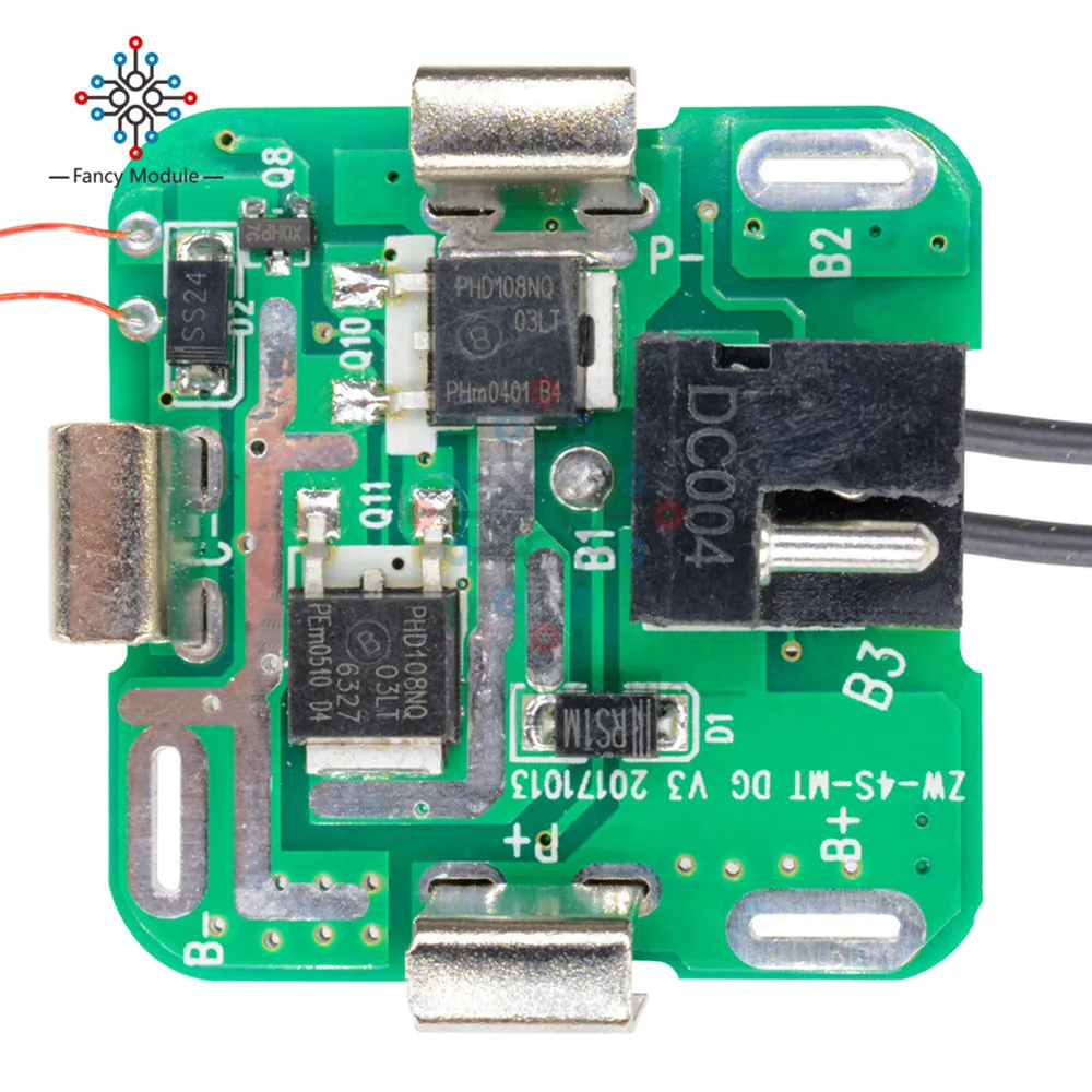 4S 4 Series Serial 14.8V 16.8V String Lithium Battery Protection Board Module For Power Tools Drill Straight Double Dual MOS
4S 4 Series Serial 14.8V 16.8V String Lithium Battery Protection Board Module For Power Tools Drill Straight Double Dual MOS