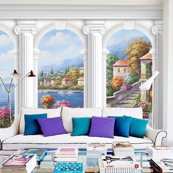 Wholesale European vinyl straw lines marble pillar 3d wall murals for living room sofa background 3d photo mural wall sticker
Wholesale European vinyl straw lines marble pillar 3d wall murals for living room sofa background 3d photo mural wall sticker