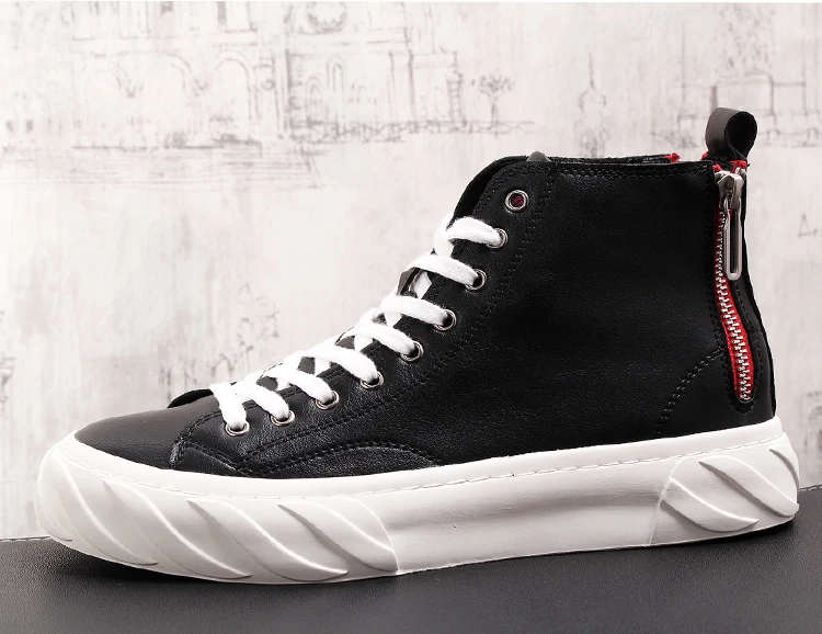 New Autumn Men Casual Boots Fashion Men Leather boots High Top Sneakers Men Youth fashion trend Boots Casual shoes sneakers
New Autumn Men Casual Boots Fashion Men Leather boots High Top Sneakers Men Youth fashion trend Boots Casual shoes sneakers