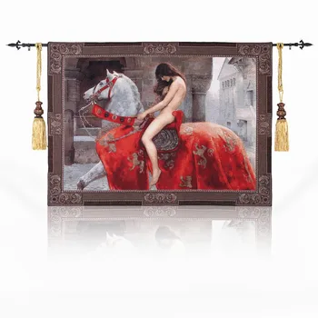 Lady Godiva Wall Hanging Tapestry Medieval Wall Carpet Cotton Belgian Art Gobelin Tapestries Moroccan Decor
Lady Godiva Wall Hanging Tapestry Medieval Wall Carpet Cotton Belgian Art Gobelin Tapestries Moroccan Decor