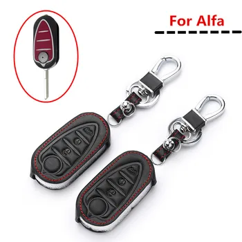 New Styling 3 Buttons Leather Flip Car Key Case Cover For Alfa Romeo Mito Giulietta 159 GTA Remote Key Holder Protector Keychain
New Styling 3 Buttons Leather Flip Car Key Case Cover For Alfa Romeo Mito Giulietta 159 GTA Remote Key Holder Protector Keychain