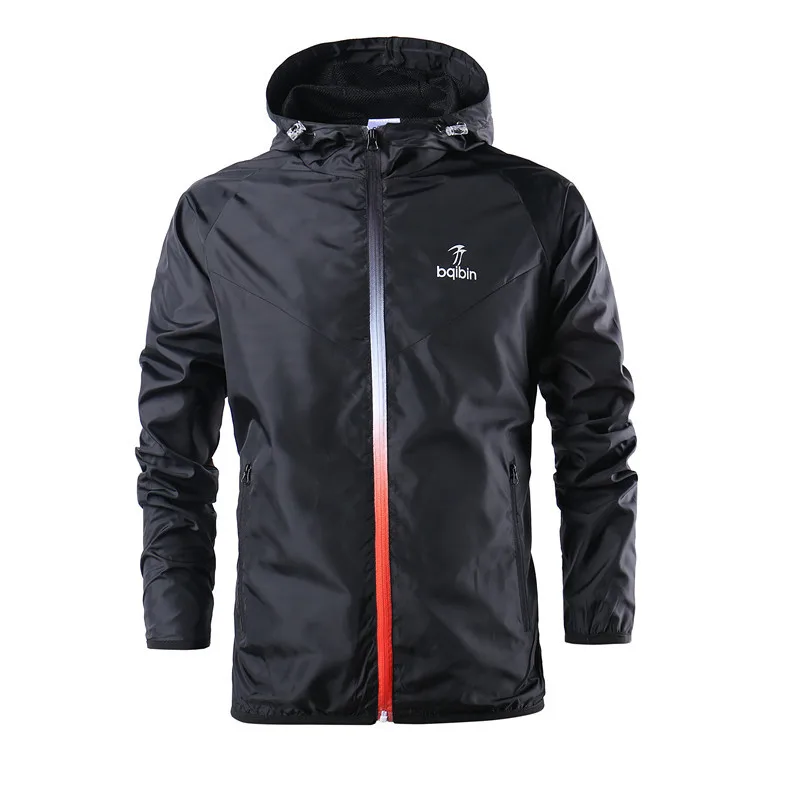 2018 Spring Autumn Windbreaker Jacket Men black Sportswear Hooded Coats Male Windproof Jacket Zipper Thin Coats casaco masculino
2018 Spring Autumn Windbreaker Jacket Men black Sportswear Hooded Coats Male Windproof Jacket Zipper Thin Coats casaco masculino