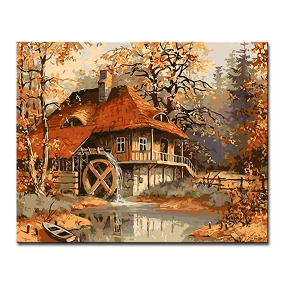 Artwork Popular Picture For Home Decor Abstract Autumn Forest Landscape Frame DIY Digital Oil Painting By Numbers Modern Wall
Artwork Popular Picture For Home Decor Abstract Autumn Forest Landscape Frame DIY Digital Oil Painting By Numbers Modern Wall