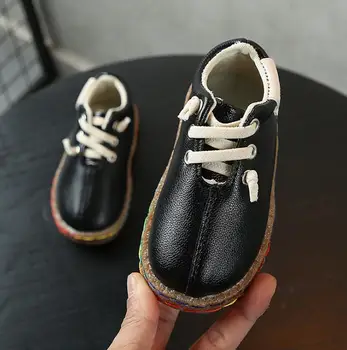 Spring Autumn Flats Children Leather Shoes Baby Casual Sneakers Boys Girls Soft bottom Breathable Single shoes Kids Sneakers
Spring Autumn Flats Children Leather Shoes Baby Casual Sneakers Boys Girls Soft bottom Breathable Single shoes Kids Sneakers