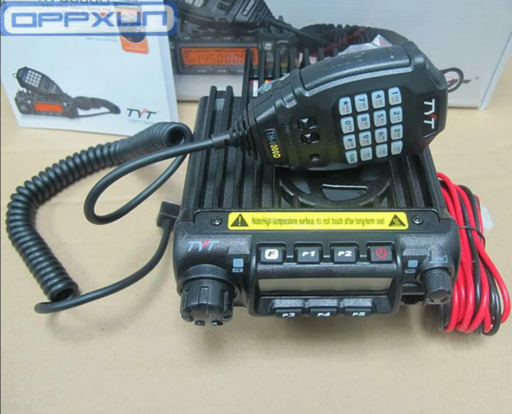 OPPXUN TYT TH-9000D Walkie talkie VHF 136-174MHz 60W Digital key original obile Radio
OPPXUN TYT TH-9000D Walkie talkie VHF 136-174MHz 60W Digital key original obile Radio
