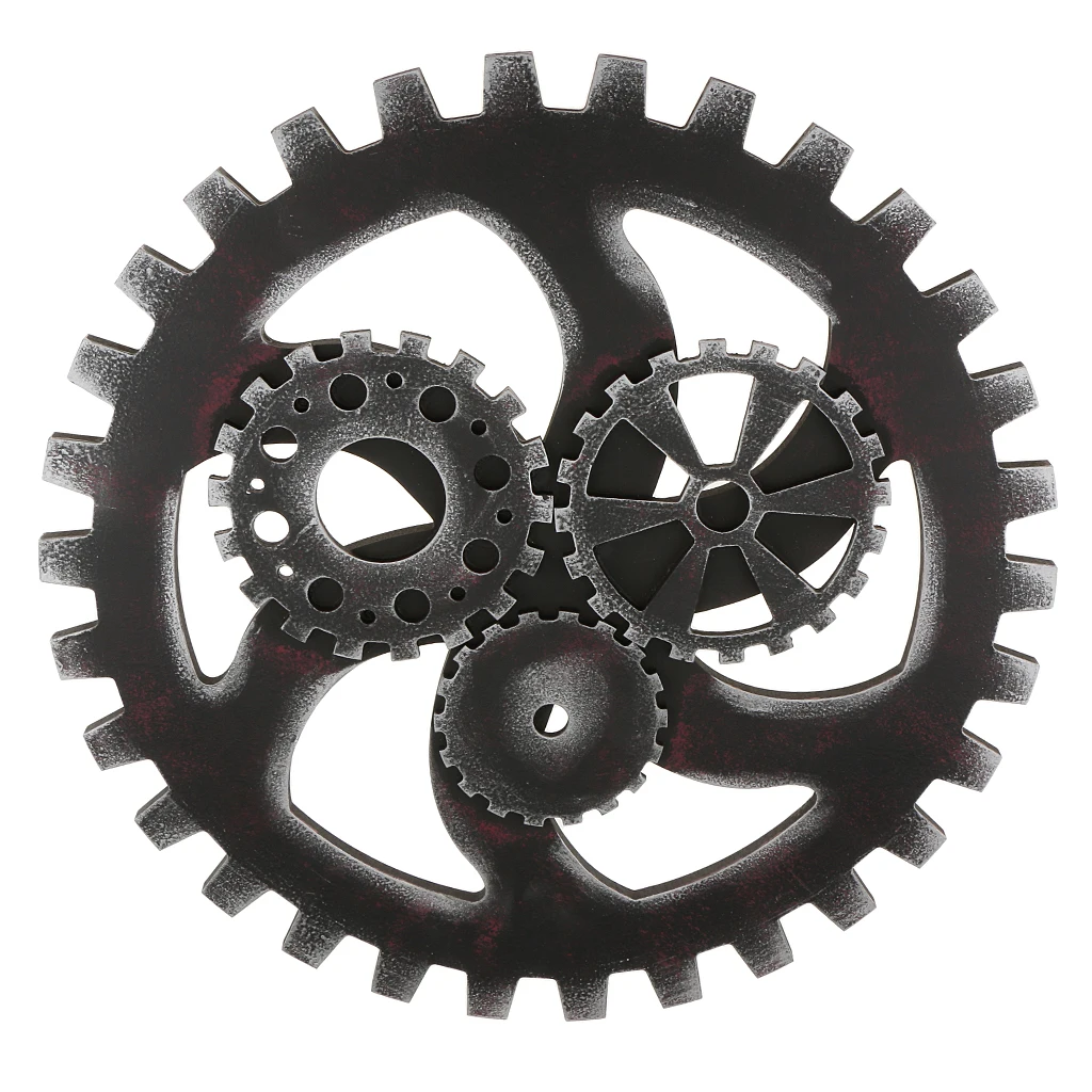 Retro Wooden Gear Ornaments Decorative Wood Crafts for Bar Coffee Shope Home Wall Hanging Decoration 40cm
Retro Wooden Gear Ornaments Decorative Wood Crafts for Bar Coffee Shope Home Wall Hanging Decoration 40cm