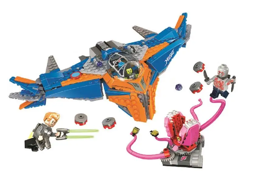 Marvel Guardians of the Galaxy Milano Abilisk Aircraft Building Block 481pcs Brick Toys
Marvel Guardians of the Galaxy Milano Abilisk Aircraft Building Block 481pcs Brick Toys