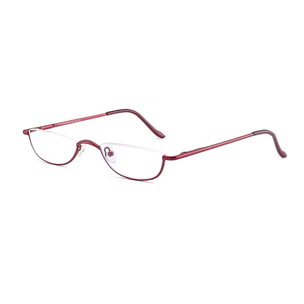 Ultra-light Metal Half Frame Reading Glasses Men Presbyopia Glasses With Case Unisex Diopter gafas +1.0 to+4.0
Ultra-light Metal Half Frame Reading Glasses Men Presbyopia Glasses With Case Unisex Diopter gafas +1.0 to+4.0