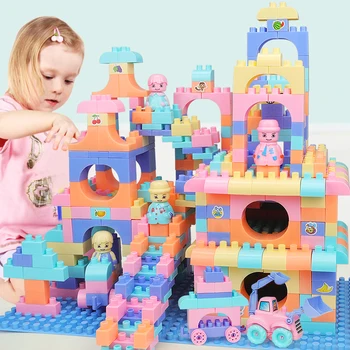 Plastic Building Blocks Compatible With Lego Blocks DIY Designed to Bricks Architecture Model of Educational Toys for Children
Plastic Building Blocks Compatible With Lego Blocks DIY Designed to Bricks Architecture Model of Educational Toys for Children